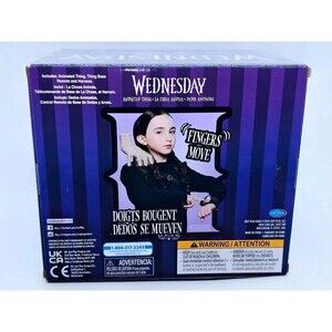 Wednesday Animated Thing Interactive Figure Remote Control Hand Just Play
